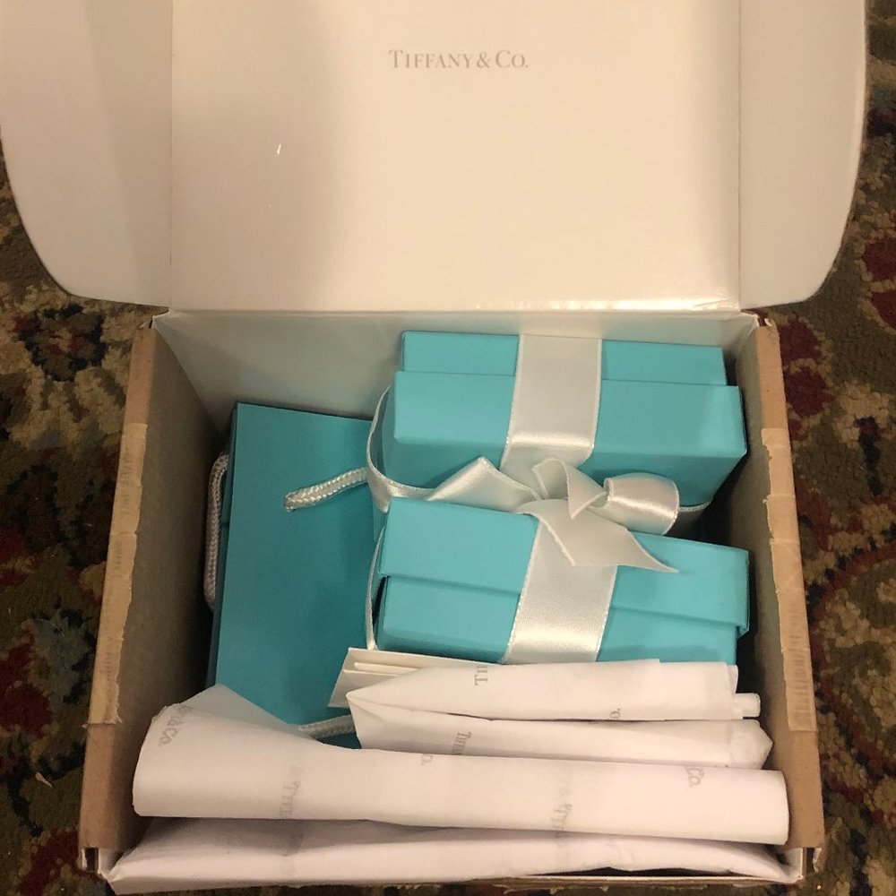 Genuine Tiffany's packaging 3-set